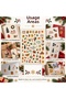 December New Year and Winter Themed Holographic Decorative Sticker – 1 Sheet - 2