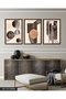 Circular and Linear Poster 3 Pieces Wooden Framed Painting Act - 3