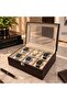 Watch Box for 6 Watches Croco Light Brown - 3