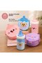 10-Piece Nutrition and Food Set – 3-Compartment Leak-Proof Flask Compatible Lunch Box for Children, School, Nursery, Travel - 4
