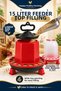 Large Size 15 Liter Feeder and Waterer Set – Top-Fill Feeder, Bottom-Tap Waterer, Stand-On/Stand-Free Use, Durable Plastic Equipment for Chickens, Chicks, and Poultry - 3