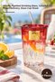 4 Pieces Glass Cups with Straws – 450 ml Capacity Drinking Cups with Straws, Colorful Mixed Delivery, Glass Cup Straw