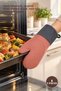 5 Pieces of Silicone Oven Gloves – Heat Resistant, Aramid Fiber, Cotton Lined and Non-Slip, Oven Mitt Glove