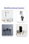 3Pcs Multi-Purpose Self-Adhesive Stainless Steel Hanger – Double Prong Design No Drilling Required, Bathroom Kitchen Hook Holder - 5
