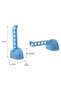 2 Pieces Portable Self-Adhesive Hangers – White Portable Adhesive Hangers, Hanger Hook for Wall/Closet/Bathroom Kitchen - 3