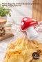 2 Pieces of Mushroom-Shaped Bag Clips – Bag Sealer Plastic Clip, Kitchen Accessory Red and White Design, Bag Clip