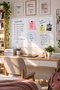 100X60 cm White Magnetic Wall Sticker Erasable Study Writing Board - 3