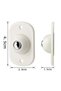 1 Piece Furniture Slider - with Small Swivel Wheels, Adhesive Base, Completely Silent Sliding, Furniture Slider for Shelves and Desktops - 6