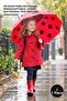 1 Piece Ladybug Children's Umbrella – 3D Ear Design, Waterproof Fabric, School and Outdoor Use, Kids Umbrella