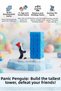 Panic Penguin Balance and Ice-Dropping Box Game 27 Pieces Educational Family and Group 27 Pieces Box Game - 2