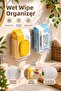 Wet wipe organizer wall mount - 4