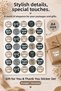 Gift for You & Thank You Sticker Set 350 Pieces 10 Sheets Round Gift and Thank You Stickers – Packaging, Boutique Order, and Invitation Labels - 2