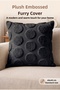 Throw Pillow Cover Decorative Pillowcase 45X45 cm Plush Embossed Throw Pillow Cover