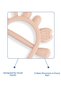 Silicone Easy Grip Teether Ecru - 4