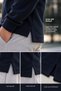 Boxy Fit Shirt Collar Sportsman Men's Sweatshirt - 6
