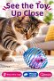 Spring-Loaded Metal Mouse Cage Cat Play Ball Bouncing Spiral Wire Moving Pet Toy 1 Piece - 4