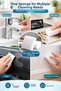 Corrugated Moist Eraser Cleaning Sponge Multi-Purpose for Bathroom, Kitchen, Dishes and Car - 2