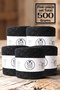 Black, Double-Layered Angora with Black Viscose Wrapped Around It, Silver Glitter Design Knitting Yarn Set (Total 500 Gr.)