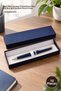 10 Pencil Cases – Navy Blue Single Promotional Box with Sponge, Gift Box and Student Pencil Holder, Pencil Box
