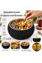 Nuts and Seeds Bowl with 2 Compartments – Snack Serving and Snack Bowl with Shell Waste Container