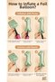 Water Green Foil Balloon Number 1 40 Inch 102 Cm, Helium Compatible Large Number Balloon - 3