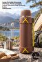 1 Piece 2500 ml Double Layer Vacuum Stainless Steel Thermos - Large Portable Beverage Thermos, Picnic Camping Travel, Vacuum Flask Thermal Bottle