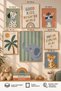 7-Piece Frame-Looking Modern Painting Set |   Children's Room |   Living Room, Office, Kitchen and Study Room Wall Decor