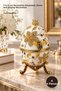 4 Stone Eggs – 17X10 cm Decorative Ornament, Home and Showcase Decoration, Ornament Decoration