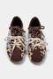 Leopar Charmlı Çift Bağcıklı Kadın Sneaker TAKAW27SN00008 - 2