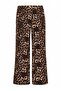 Multi-Colored 2-Piece Leopard Patterned Cotton Blend Lycra Knitted Pajama Bottom Thmaw26Pj00005 - 4