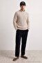 Siyah Kadife 100% Pamuk Straight Fit Boru Paça Erkek Pantolon TMNAW27PL00013
