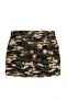 Khaki Camouflage Patterned Mini Skirt Twoaw27Et00133 - 3
