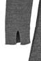 Anthracite Unlined Plain Knitwear Basic Ribbed Single Layer Hijab Dress Tctaw27Eb00013 - 2