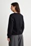 Gray Melange Black 2-Pack Thick Fleece Lined Regular Fit Basic Knitted Sweatshirt Twoaw24Sw00101 - 7