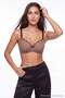 Black-Multicolor 4-Piece Micro Leopard-Plain Covered T-Shirt Bra Bra Thmaw27Su00018 - 3