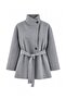 Anthracite Trendyol Studio Stand Collar Handmade High Wool Content Oversize Midi Coat Twoaw27Kb00052