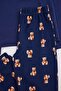 Navy Blue 100% Cotton Boys' Pajama Set Tkdaw27Pt00037 - 7