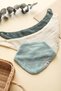 3-Piece 100% Organic Cotton 4-Layer Muslin Baby Bib Oeko-Tex Girl Boy Drool Bib Scarf