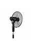 Rigo Pedestal Stand Fan Black 400Mm | 3 Speed Levels & Adjustable Height - 3