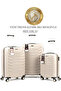Pp Super Flexible Unbreakable Luggage Set 3 Pieces