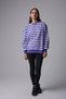 WOMEN'S STRIPED OVERSIZE SWEAT - 3