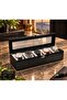 Watch Box Set of 5 with Black Patent Leather and Glass Cover - 3