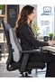 Ergonomic Lumbar Support - Visko Back Min Leather Lumbar Pillow - 7
