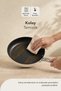 Esperanza Titanium Pan 28 cm Cream - 4