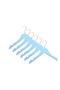 Wooden Ksç 3-7 Years Old 30cm Children's Hanger Blue Color 12 Pieces - 4