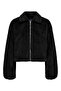Onldana Faux Fur Black Women's Coat 15348987 - 6