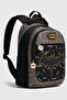 My Polo 2075 3-Piece Set Boys' Primary School Bag with Pen Holder and Lunch Bag Backpack Black - 3