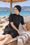 Water Repellent Quick Drying King Size Swimsuit Set - 4