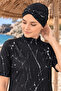 Water Repellent Quick Drying Swimsuit Suit Patterned Plus Size - 4