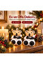Christmas Tree Teddy Bear Ornament 8Cn, Festive Decor and Winter Holiday Ornament - Tree, Mantel Ornament T54 - 5